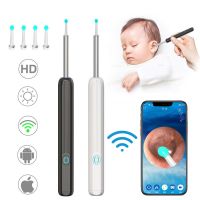 Wireless Wifi Smart HD Visual Ear Cleaner Otoscope Ear Wax Ear With Ear Cleaning Kit Removal Sticks Endoscope Camera Tool Kit