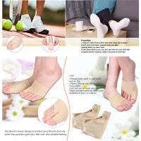 Bunion Sleeve Protector Metatarsal Toe Pad Forefoot Cushion ถุงเท้า Bunion Booties