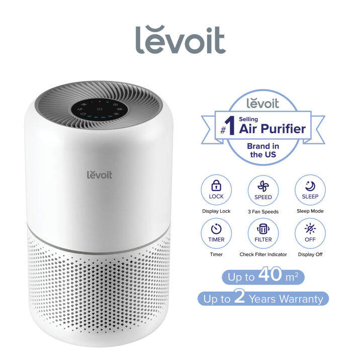 Levoit Core 300 Air Purifier, Effective Area 40 m² H13 True HEPA Filter