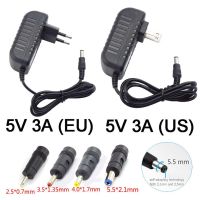 【cw】 Converter 5.5x2.1mm 4.0x1.7mm 3.5x1.35mm 2.5x0.7mm Plug 100-240V 5V Supply Charger ！