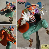 Model โมเดล งานแท้ 100% แมวทอง Banpresto One Piece วันพีซ เต็มพิกัดสลัดจอมลุย วันพีช SCultures BIG Colosseum Clown Buggy ตัวตลก บากี้ เจ็ดเทพโจรสลัด อนิเมะ มังงะ manga