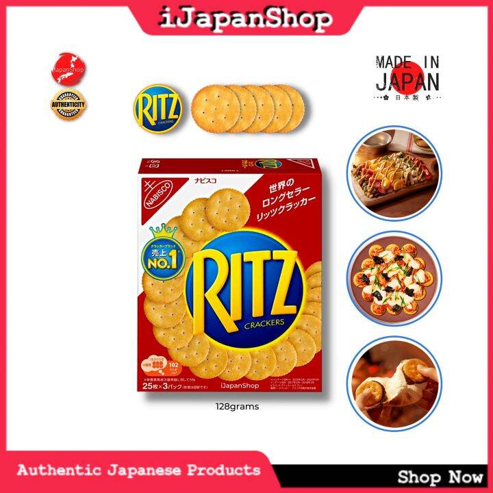 Ritz Crackers Japan Cookies Biscuits Diet Snacks 128g 12/31/2023 Expiry