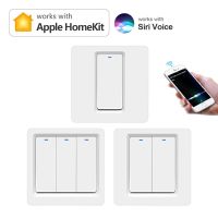 Smart Apple Homekit House Wall light Switch Wireless WiFi Siri Voice Remote Control Key Interruptor Work With Apple Home kit App