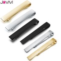 Jovivi คลิปหนีบสแตนเลสสำหรับผู้ชาย,สำหรับเนคไทแบบบาง1.6/เนคไทปกติ2.1 Quot; คลิปเสื้อเชิ้ตลำลองธุรกิจของขวัญวาเลนไทน์