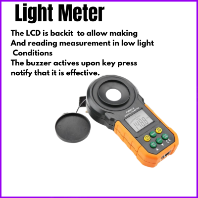 มิเตอร์วัดแสงความแม่นยำสูง ตรวจสอบแสงสว่าง  ตรวจวัดแสงสว่างในอาคาร  วัดแสงสว่างสำนักงาน PEAKMETER High Accuracy digital Lux meter
