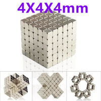 10ชิ้น แม่เหล็กแรงสูง 4x4x4มิล สี่เหลี่ยม Neodymium Magnet 4mm x 4mm x 4mm แม่เหล็กแรงดูดสูง 4*4*4mm แม่เหล็ก 4x4x4mm ติดแน่น ติดทน พร้อมส่ง