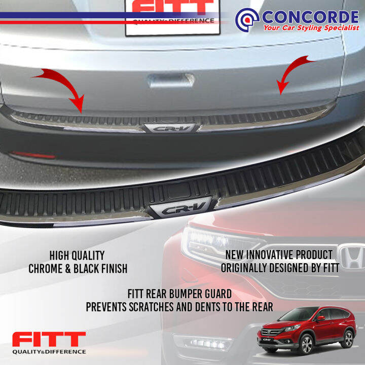 FITT REAR BUMPER GUARD CRV 2013 1P Lazada PH