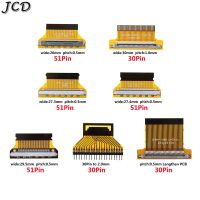 JCD 1pcs LVDS หน้าจอ LCD สายเคเบิลแบนยืดหยุ่นบอร์ดอะแดปเตอร์ 30pin 51pin pitch 1.0mm 0.5mm FPC flat cable EDP Adapter Board