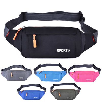 Waterproof Waist Pack Women Sports Running Waist Bag For Men Mobile Phone Holder Belt Bag Gym Fitness Travel Pouch Chest Bags Running Belt