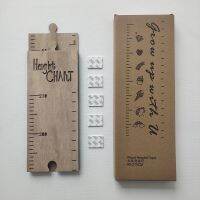 60-210CM Kids Height Growth Chart Ruler Baby Children Height Gauge Room Decoration Wooden Wall Meter Measurement Stickers