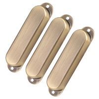 3Pcs Guitar Pickup Covers Closed Metal Single Coil Pickup Cover for ST SQ Electric Guitar Style