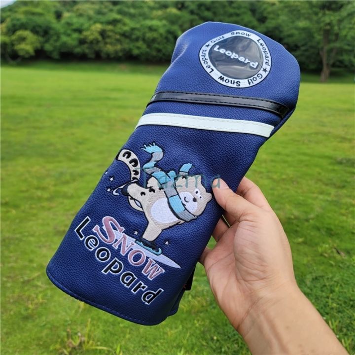 snow-leopard-golf-club-driver-fairway-woods-hybrid-ut-headcover-sports-golf-club-accessories-equipment