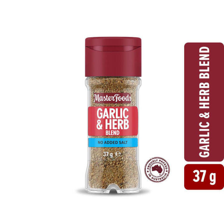 MasterFoods Garlic & Herb No Added Salt Seasoning (37g) Herbs