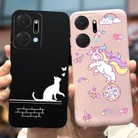 เพื่อเป็นเกียรติแก่ X7a เคส RKY-LX1 RKY-LX2น่ารักลายการ์ตูนเคสโทรศัพท์ซิลิโคนนิ่มสำหรับ Honor X7a X 7a เคส HonorX7a ขนาด6.75นิ้ว