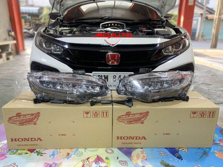 ปลั๊กแปลงโคมไฟหน้า-honda-civic-fc-จากโคมธรรมดาเป็น-โคม-led-rs-ตัว-top-ตรงรุ่น-2016-2021