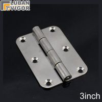 304 stainless steel cabinet hinge 3 inch 70*50mm 2mm thickness for outdoor mechanical equipment hinged marine  industrial hinge Accessories