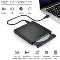 Slim External DVD RW CD Writer Drive Burner Reader Player Optical Drives USB 2.0 CDDVD-ROM CD-RW For Laptop PC Chassis DVD