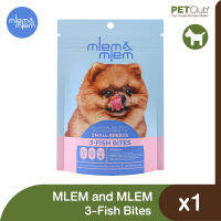 [PETClub] MLEM&amp;MLEM 3-Fish Bites - ทรีฟิชไบท์ สำหรับสุนัขพันธุ์เล็ก 100g.