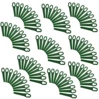 100 Plastic Lawnmower Strimmer Trimmer Blade Green For Bosch ART23 Accutrim