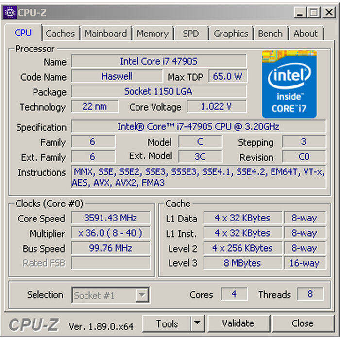 Processor Intel i7 4790S | Lazada Indonesia