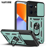 Vantime สำหรับ Infinix Note 30 5G เคสโทรศัพท์สไลด์ฝาครอบกล้อง Kickstand Hard เกราะกันกระแทกฝาหลัง