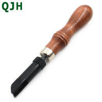 ปรับ V-Shaped Slotter ผอมบาง Trencher Crease Slotting Tool Hand-Sewn Leather Goods DIY Handmade Leather Tools