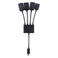 Hot 4 Port USB Hub Cable Tablet Smartphone U disk Accessories