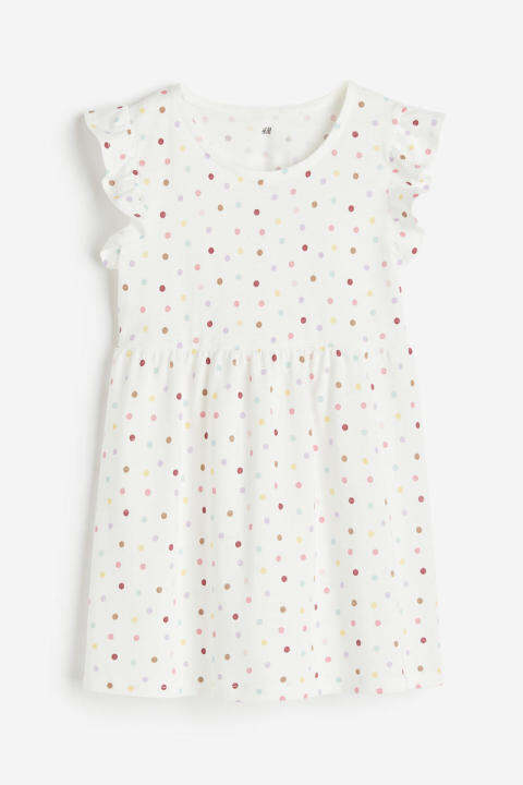 H and m outlet patterned dress