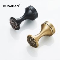 S35 Brass Antique Robe Hooks Black Bronze Creative Kitchen Storage Bath Door Wall Bathroom Clothes Coat Robe Hook Towel Hanger