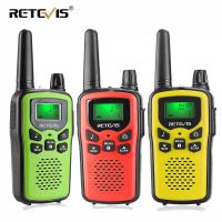 J55 Retevis วิทยุสื่อสาร3ชิ้นวิทยุสื่อสารสำหรับเด็กวิทยุของเล่นของขวัญคริสต์มาสวันเกิดสำหรับเด็กหญิงเด็กชาย RA36 RA636