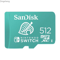 SanDisk Nintendo Nintendo Switch การ์ดเก็บข้อมูลเฉพาะ512GB ทรูนินเท็นบัตร TF เหมาะกับ Dingsheng