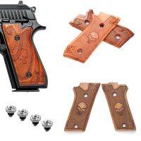 CWWooden Handle Grip ไม้ Splint สกรูชุดสำหรับ Taurus PT58 PT917C Skull Punisher คลิป Holster อุปกรณ์เสริม