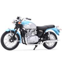 Welly 1:18 Triumph 2002 Bonneville รถหล่อแบบคงที่โมเดลรถจักรยานยนต์ของเล่นงานอดิเรกของสะสม