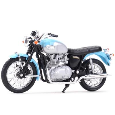 Welly 1:18 Triumph 2002 Bonneville รถหล่อแบบคงที่โมเดลรถจักรยานยนต์ของเล่นงานอดิเรกของสะสม