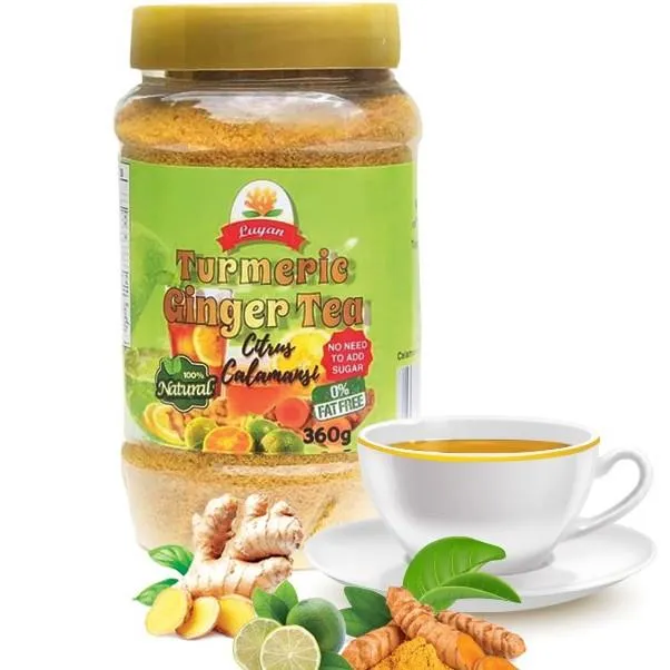 Luyan Instant Turmeric Ginger Tea Citrus Calamansi 360g Lazada PH