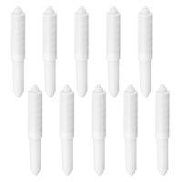 BESTOMZ 10PCS Toilet Paper Roller Fit-All Style Plastic Spring Loaded White Toilet Paper Roller Bathroom Paper Holder Toilet Roll Holders