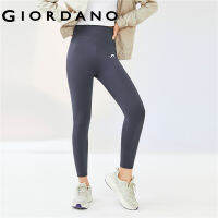 Giordano ผู้หญิง กางเกงฉลามเอวสูงทรงสกินนี่ผ้าสองด้านที่ยืดได้ 05491125