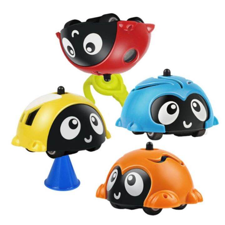 SNSDOJ Cartoon Cute Rotary gyroscope car Educational Toys Racing Multi