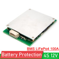 4วินาที12โวลต์100A LiFePo4ลิเธียมเหล็กฟอสเฟตคณะกรรมการป้องกันแบตเตอรี่ BMS สมดุลชาร์จแยกพอร์ตกลางแจ้งแสงอินเวอร์เตอร์