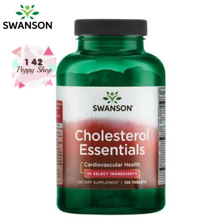 คอเลสเตอรอล-swanson-condition-specific-formulas-cholesterol-essentials-120-tabs
