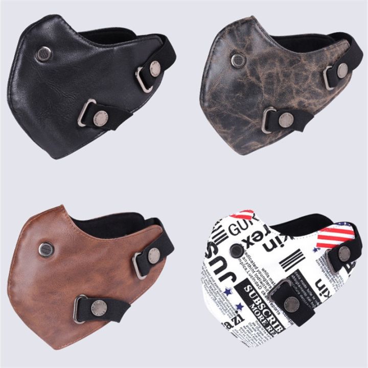 pu-leather-mask-motorcycle-biker-half-face-mask-anti-dust-anti-pollution-men-39-s-and-women-39-s-riding