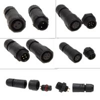 M14 Waterproof Welding Connector 4-7mm 2 3 4 5 6 7 8 Pin Aviation Plug Outdoor LED Cable Connector IP67 Male Female Connectors