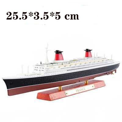 1-1250-rms-titanic-lusitania-mauretania-normantie-britannio-france-หุ่นจำลองเรือเดินสมุทร-atlas-diecast-เรือของเล่น-collectiabl