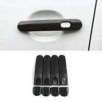 Car Essories ABS Carbon Gate Door Handle Trim Frame Sticker Cover Decoration Molding For VW Volkswagen Tiguan MK1 2007-2016