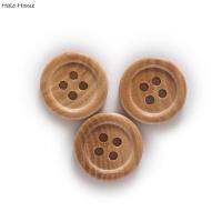 2 Hole Wood grain Solid Wooden Buttons Sewing Scrapbook Clothing Crafts Gift Jacket Blazer Sweaters Handwork Accessories 10-25mm Haberdashery