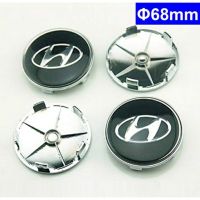 4 Pcs 60mm 68mm Car Emblem Badge Sticker Wheel Centre Hub Caps for HYUNDAI ELANTRA i30 SONATA ix35 Santa fe TUCSON Azera yang you