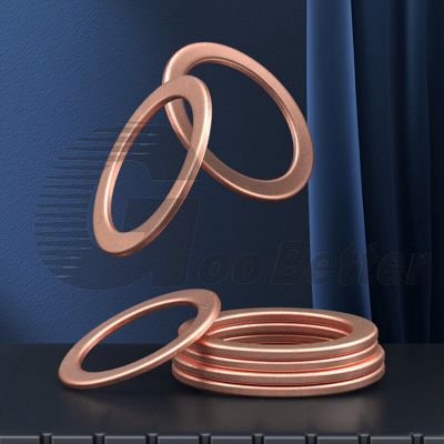 ID 14 16 18 20 22 24 27 30 33 36 42 45 48 50 60mm Copper Flat Washer Ring Gaskets Ring Seal Plain Spacer Washers Fastener Nails  Screws Fasteners