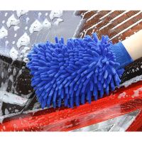 】【=-【 Soft Hand Towel Chenille Microfiber Wash Mitts Car Duster Double Side Cleaning Cloth Wax Detail Accessories Rag Washable