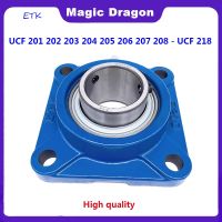 High quality ETK square seat outer spherical bearing UCF204 UCF205 UCF206 UCF207 UCP208 with seat bearing Printing Stamping