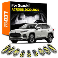 Zoomsee 12Pcs ภายใน LED Light Kit สำหรับ Suzuki ข้าม A-Cross 2020 2021 2022 Canbus รถในร่มหลอดไฟโดมอ่าน Trunk โคมไฟ